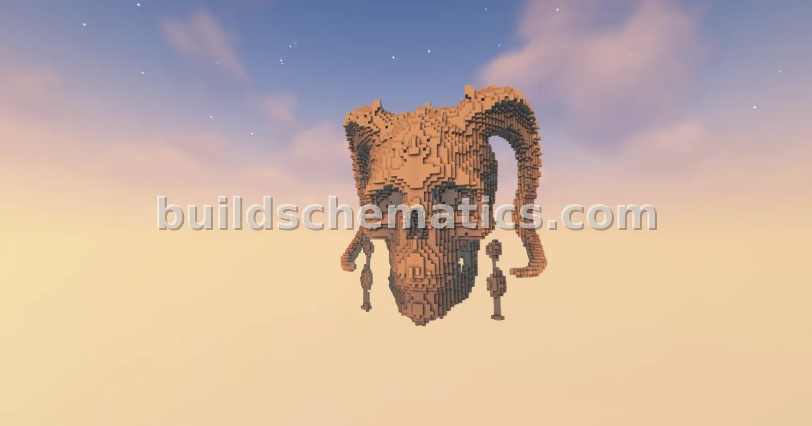 Head Reaper Statue Minecraft Build — view 2