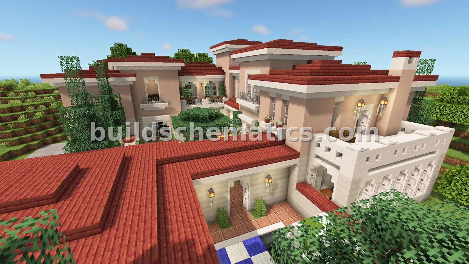 Luxury Villa with Courtyard and Pool — view 2