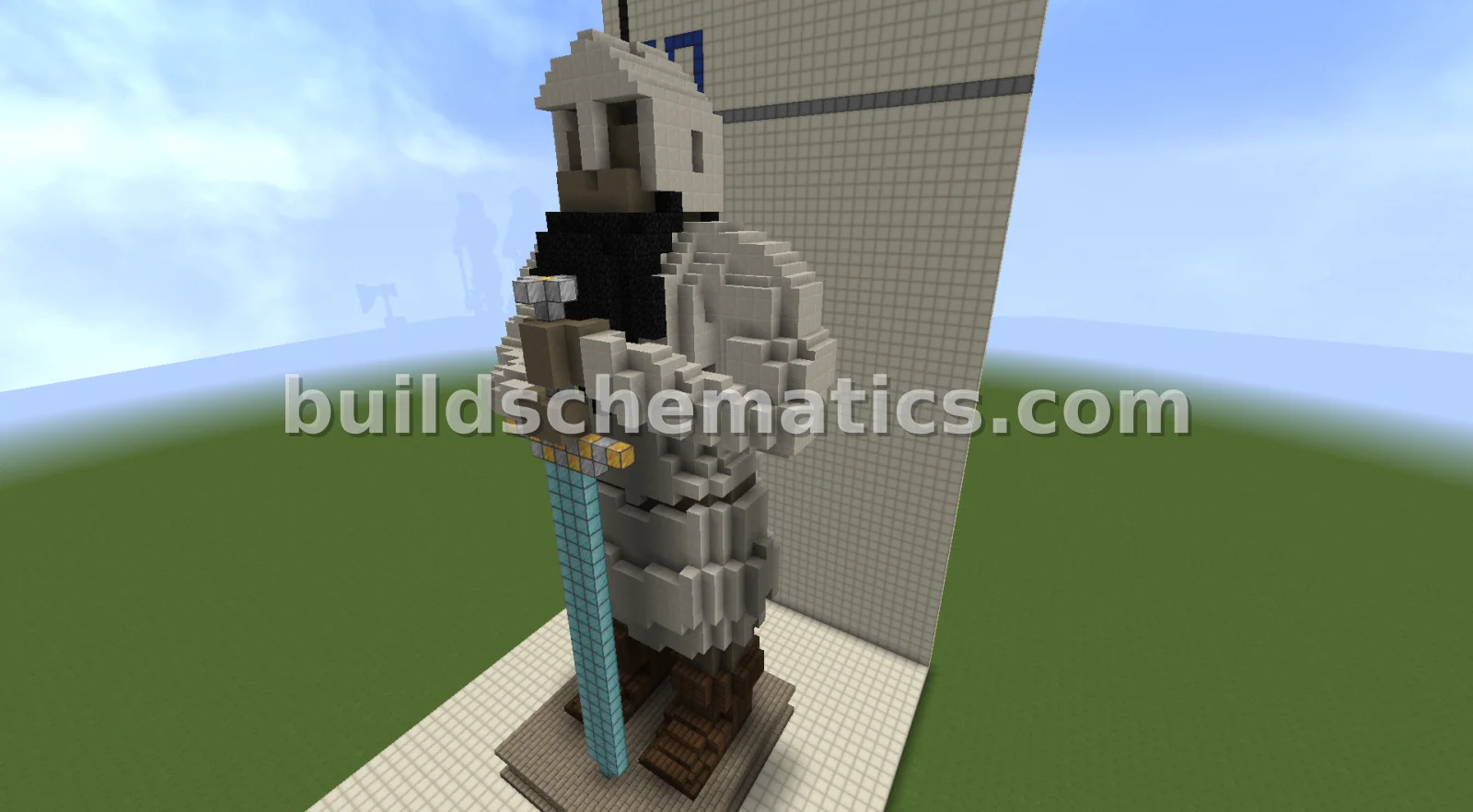 Dwarf Warrior Statue With Longsword — view 3