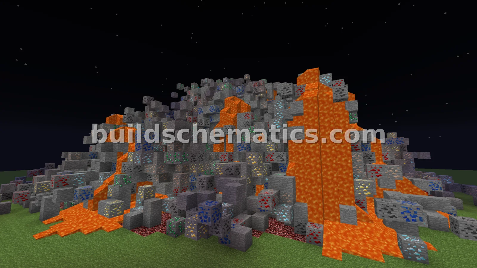 Ore Vein Mountain - Large Build — view 4