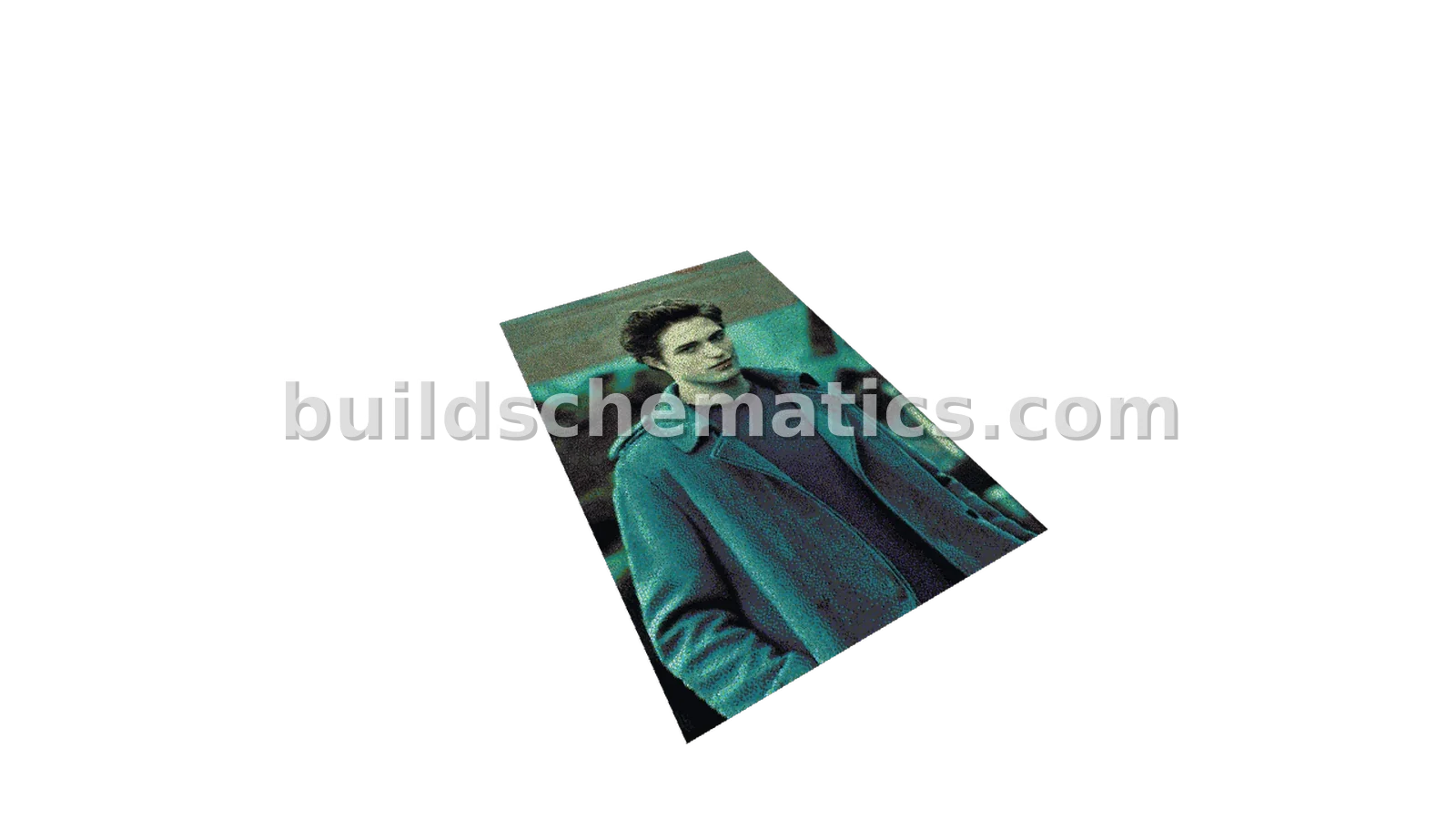 Edward Cullen Minecraft Pixel Art Portrait