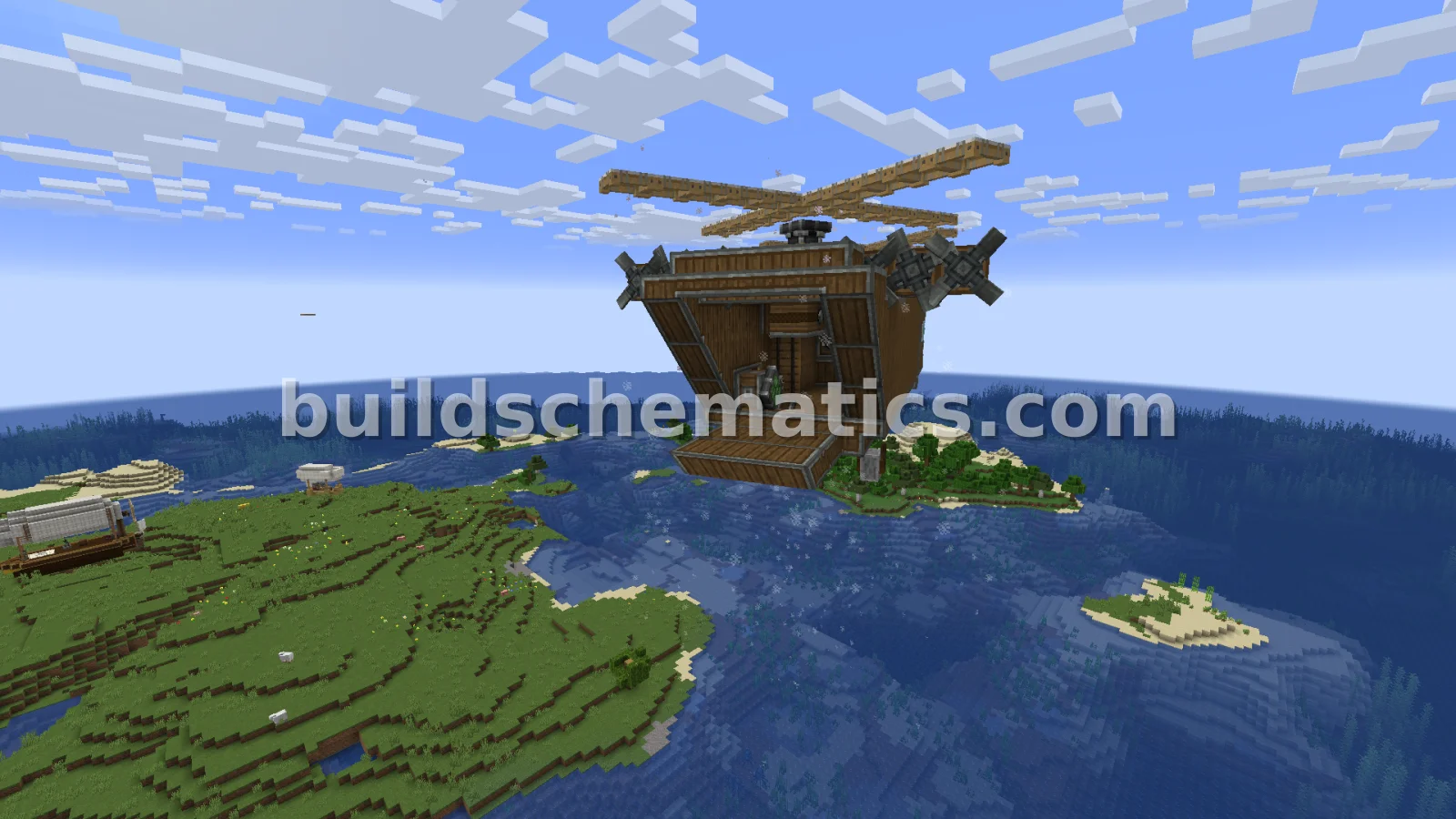 Large Cargo Helicopter — view 3