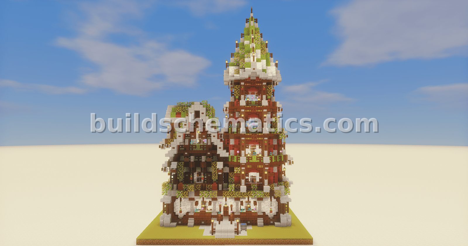 Medieval Colorful Decorated House