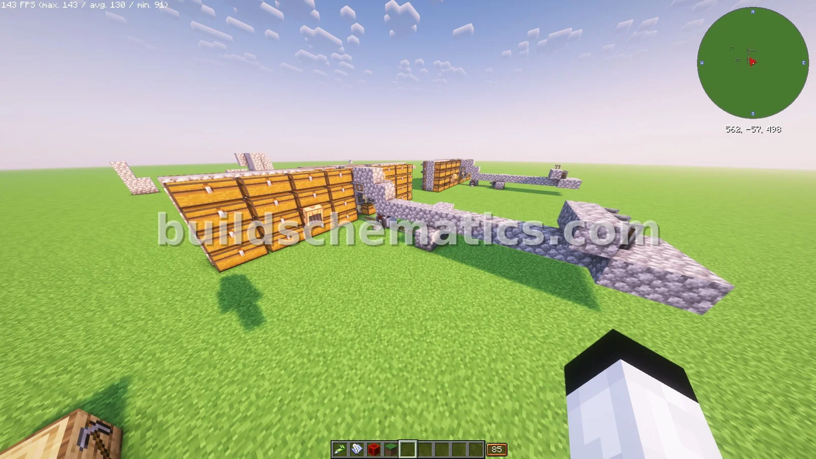 Chunk Wide Miner - Economical Build — view 2