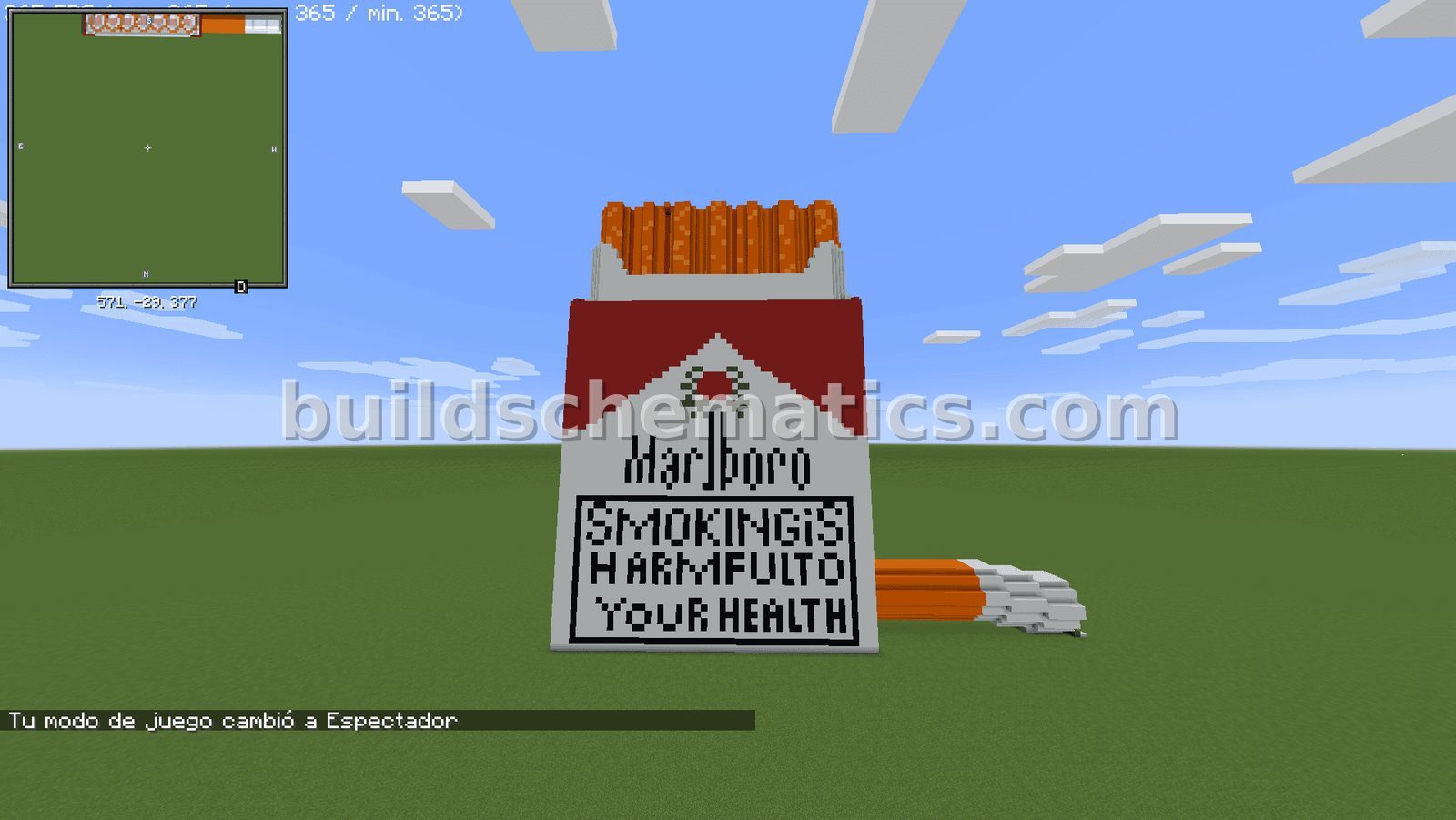 Marlboro Cigarette Box Decoration