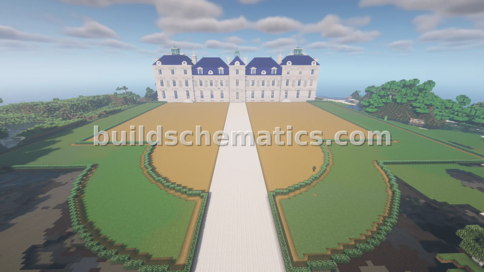 Cheverny Castle Replica Schematic