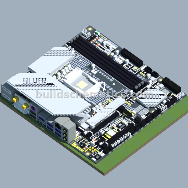 Biostar B560M-Silver Motherboard Recreation
