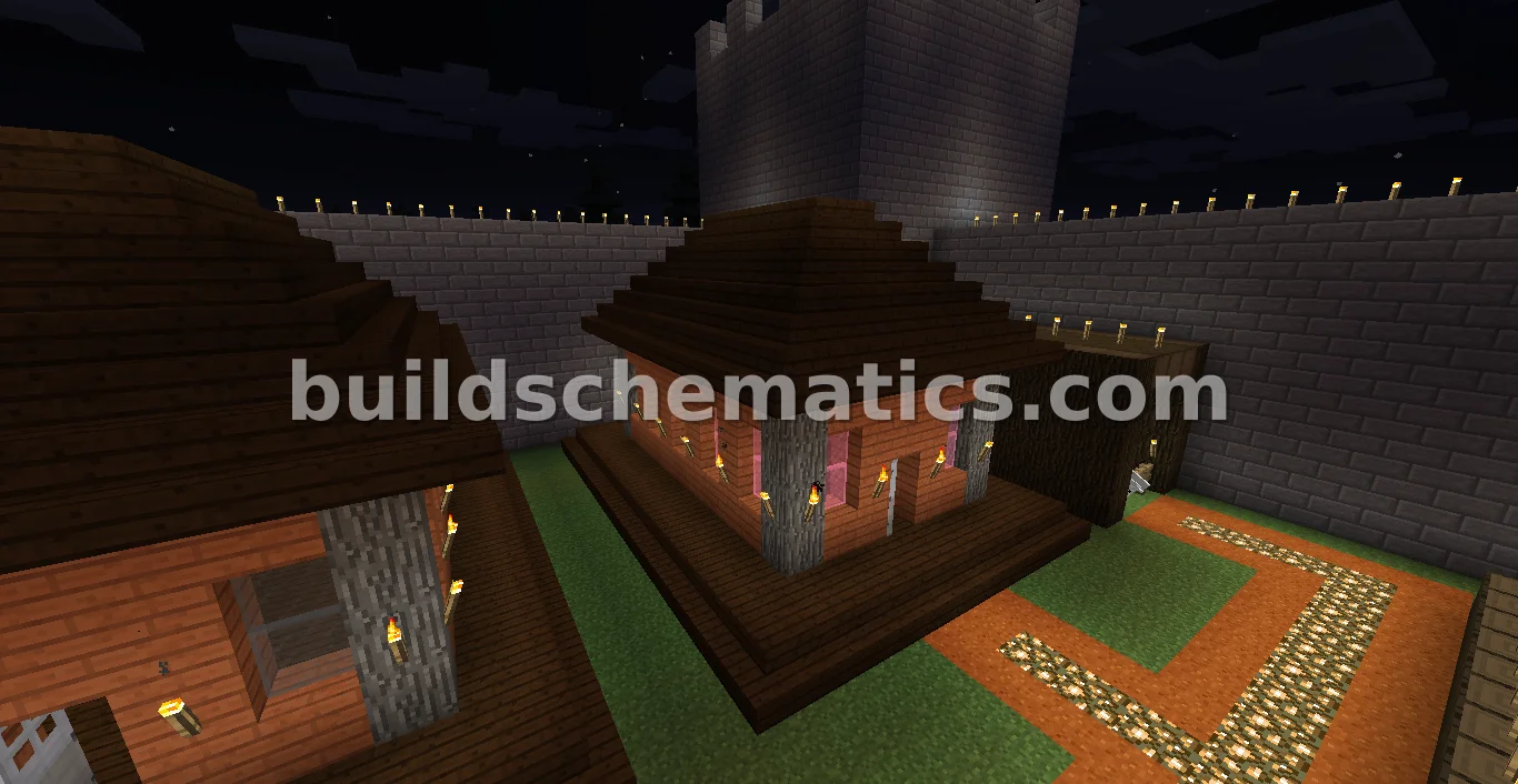Acacia and Dark Wood Small House