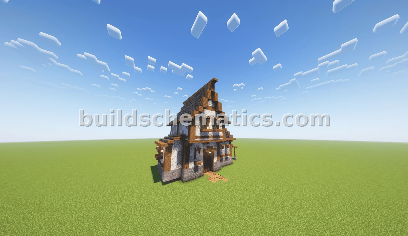 Medieval Starter House with Full Interior — view 2