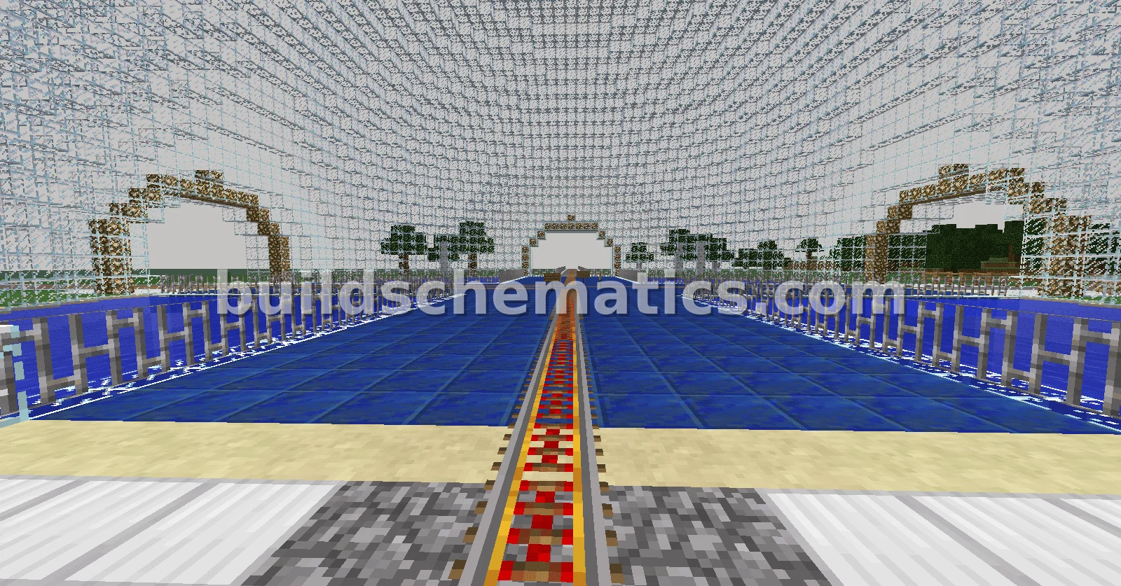 Redstone Train Hub and Aquarium Dome — view 4