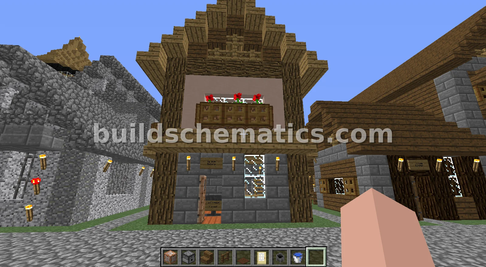 Medieval Bakery With Villager Trading