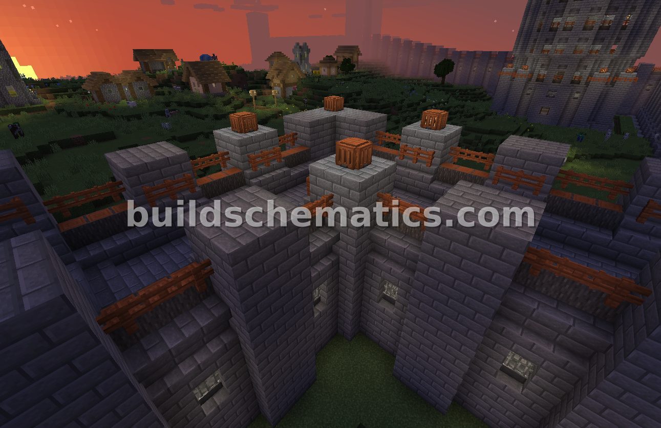 Leniland Fortress Corner Wall Section