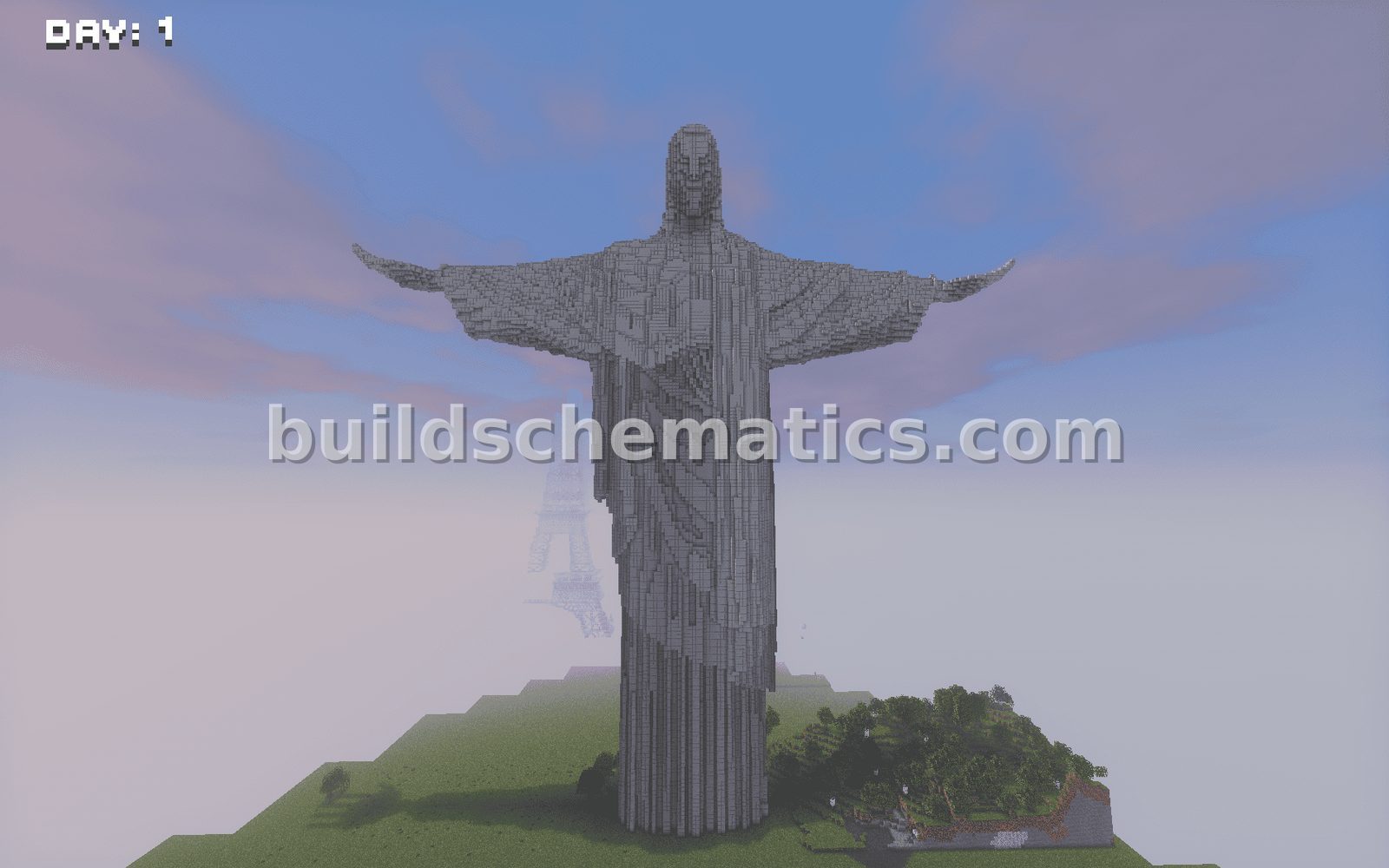 Christ the Redeemer Statue Minecraft Build