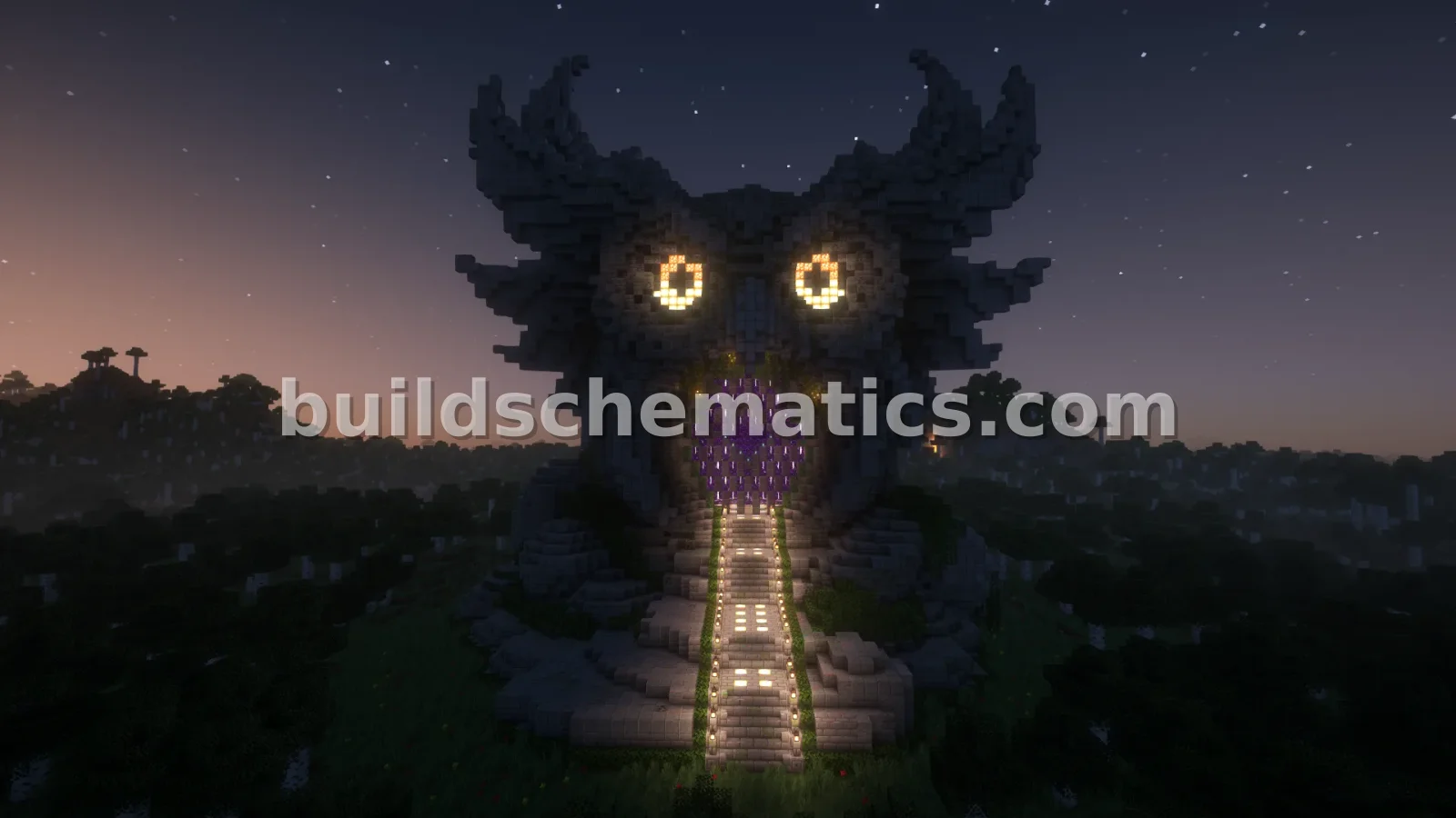 Owl Nether Portal Statue Decoration — view 4