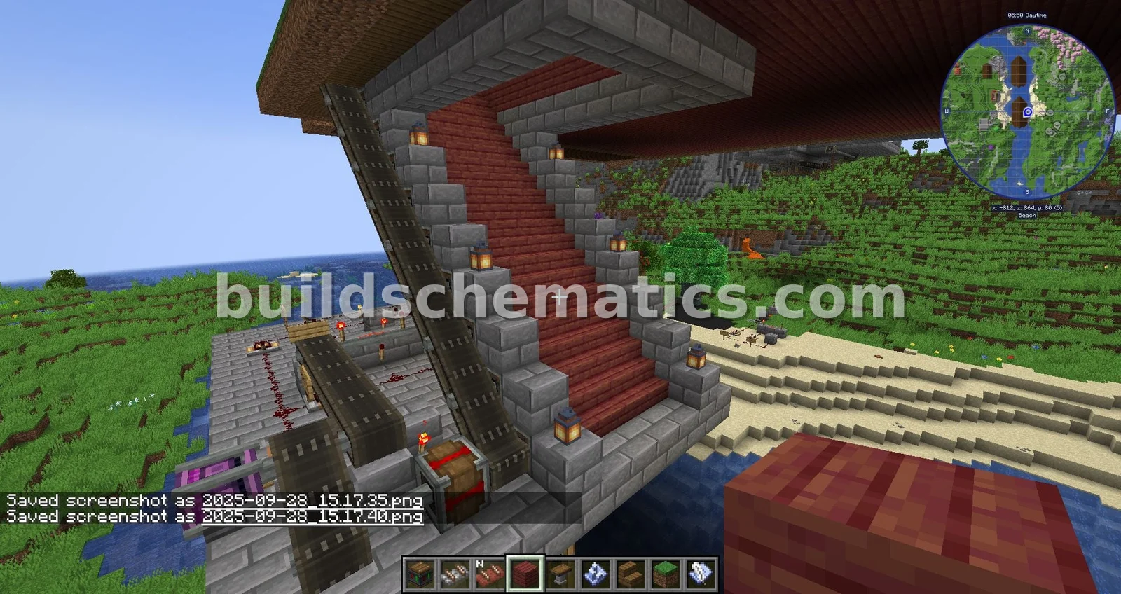 Hidden Rotating Staircase - 653 Blocks