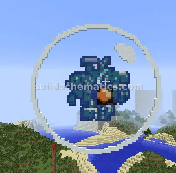 Megaman Pixel Art Build