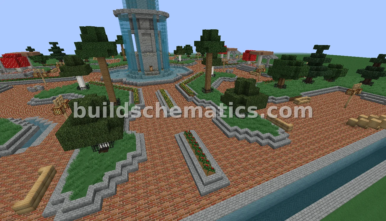 Grand Central Park - Large Town Square — view 2