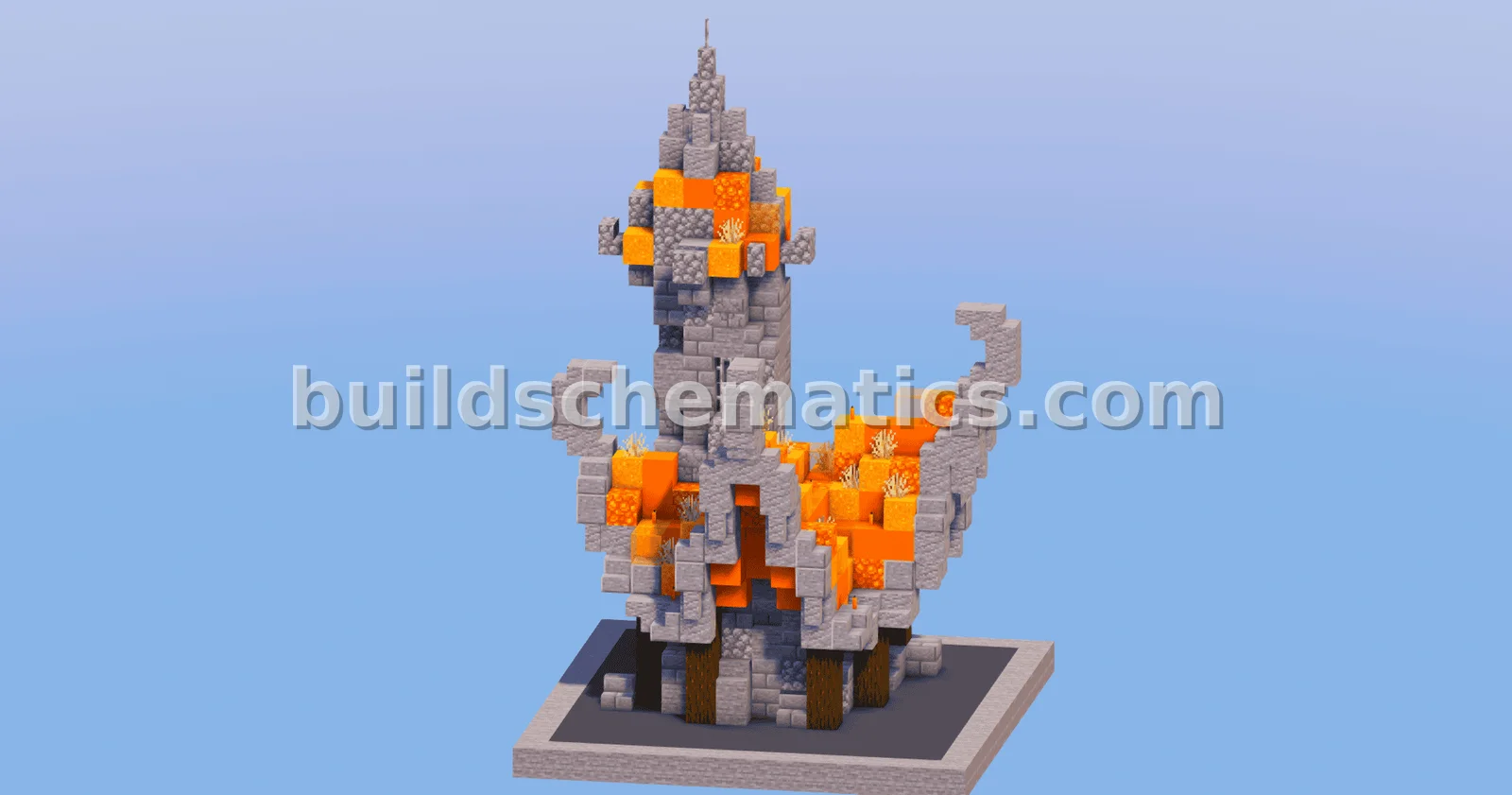 Medieval Fantasy House Fire Build