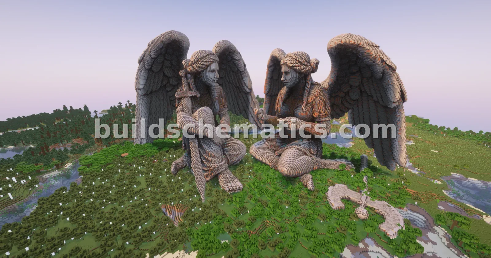 Two Angel Statue — view 2