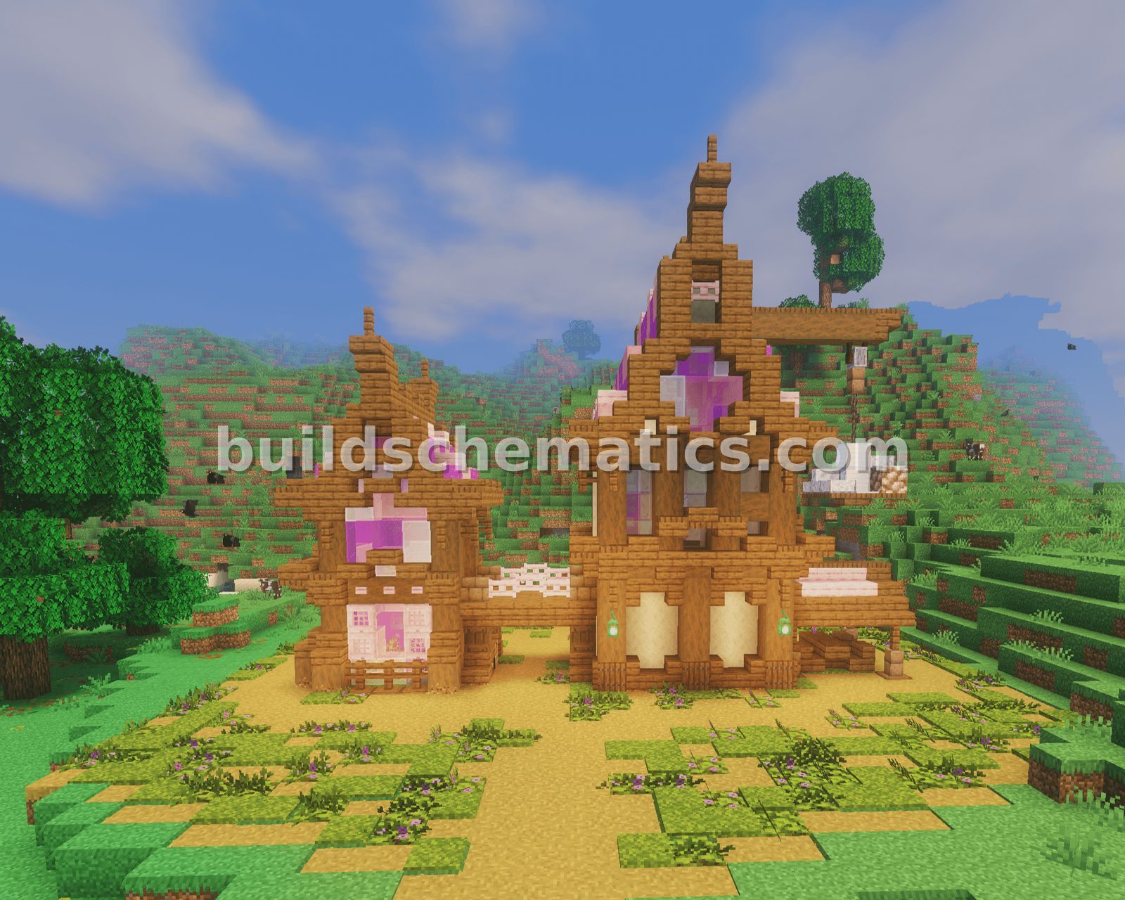 Fantasy Iron Farm Structure