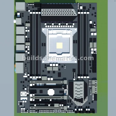 Intel X79A-GD45 Plus Motherboard — view 2