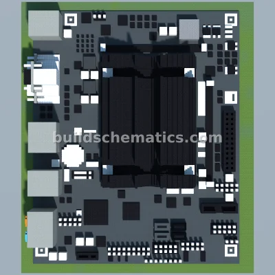 ASRock Q2900-ITX Motherboard Model — view 2