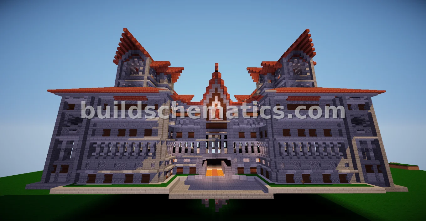 Medieval Castle with Lava Drawbridge