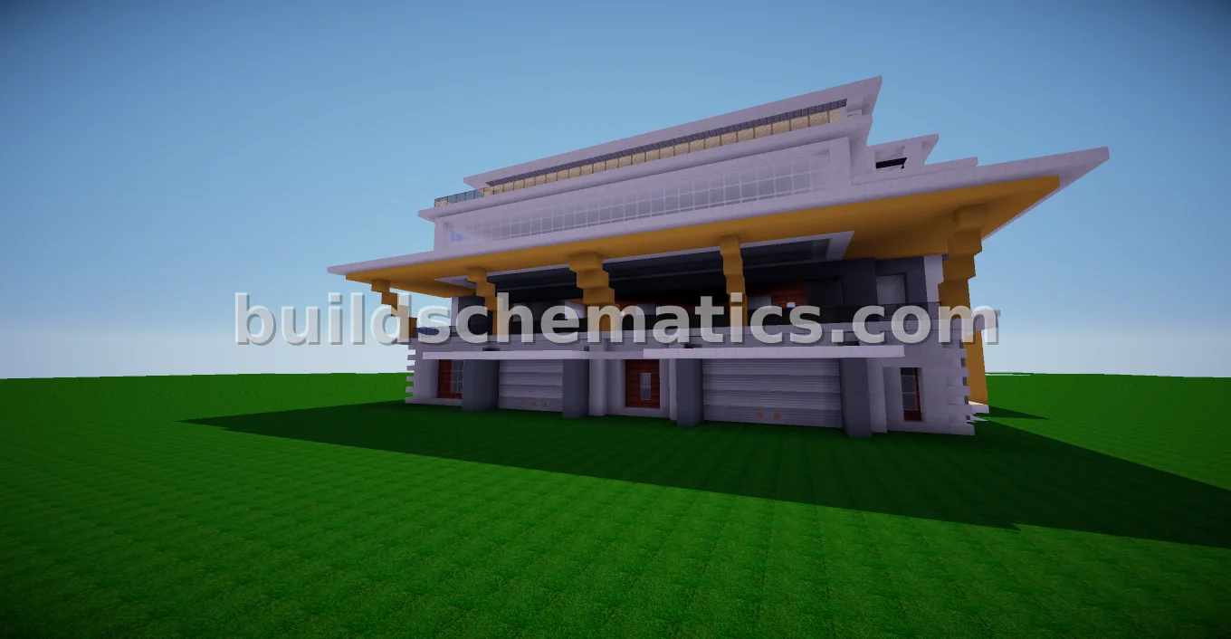 Modern House with Unfinished Interior — view 2