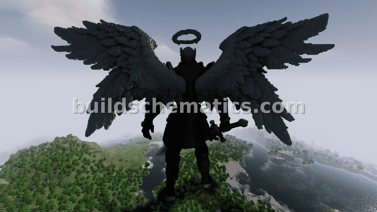 Corrupted Angel Statue — view 2