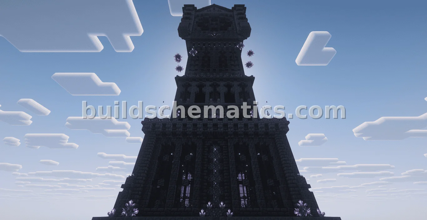 Mystical Amethyst Crystal Tower — view 3