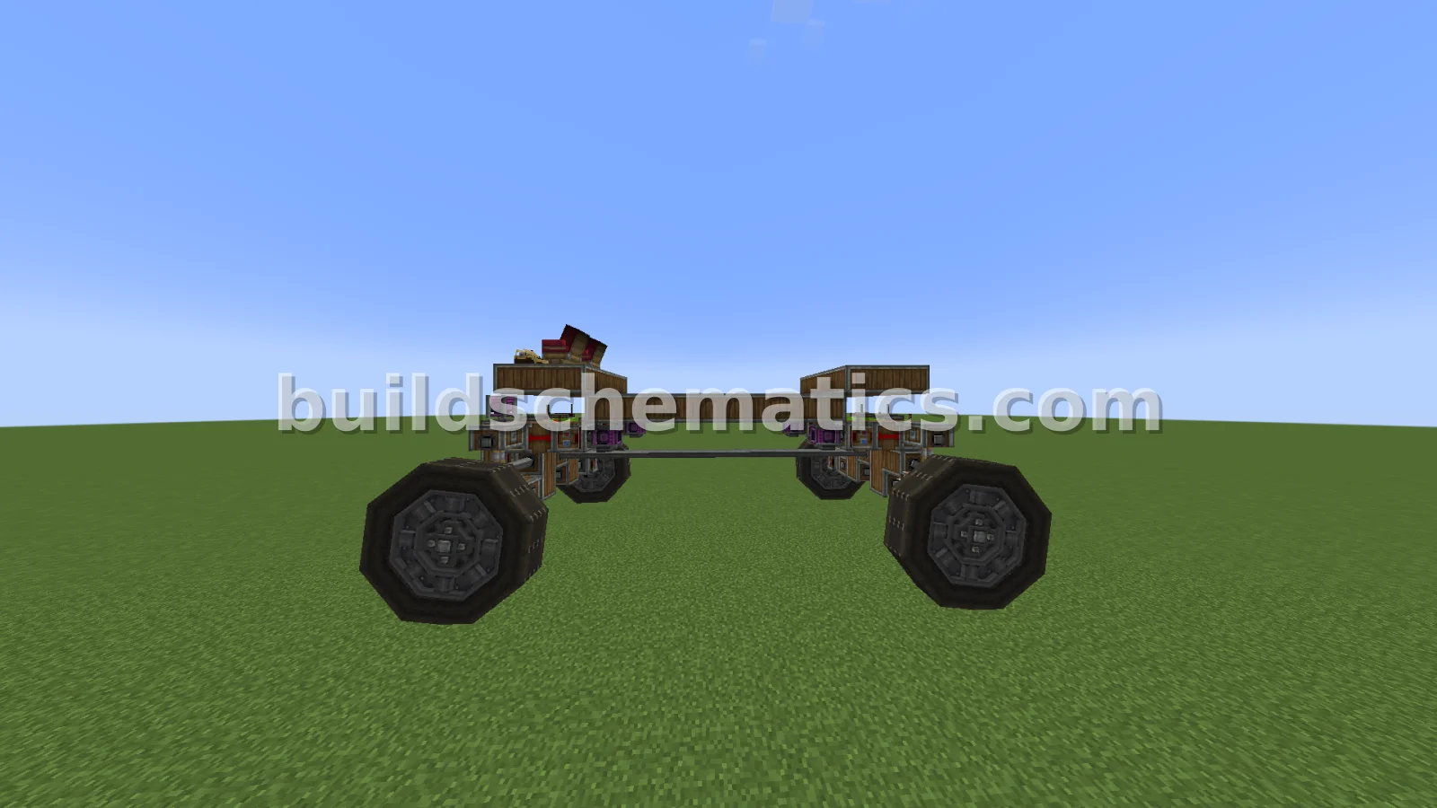 Large Four Wheel Steering Car Chassis — view 2