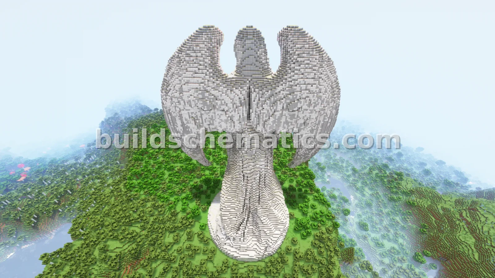 Angel Statue 03 Minecraft Build — view 2
