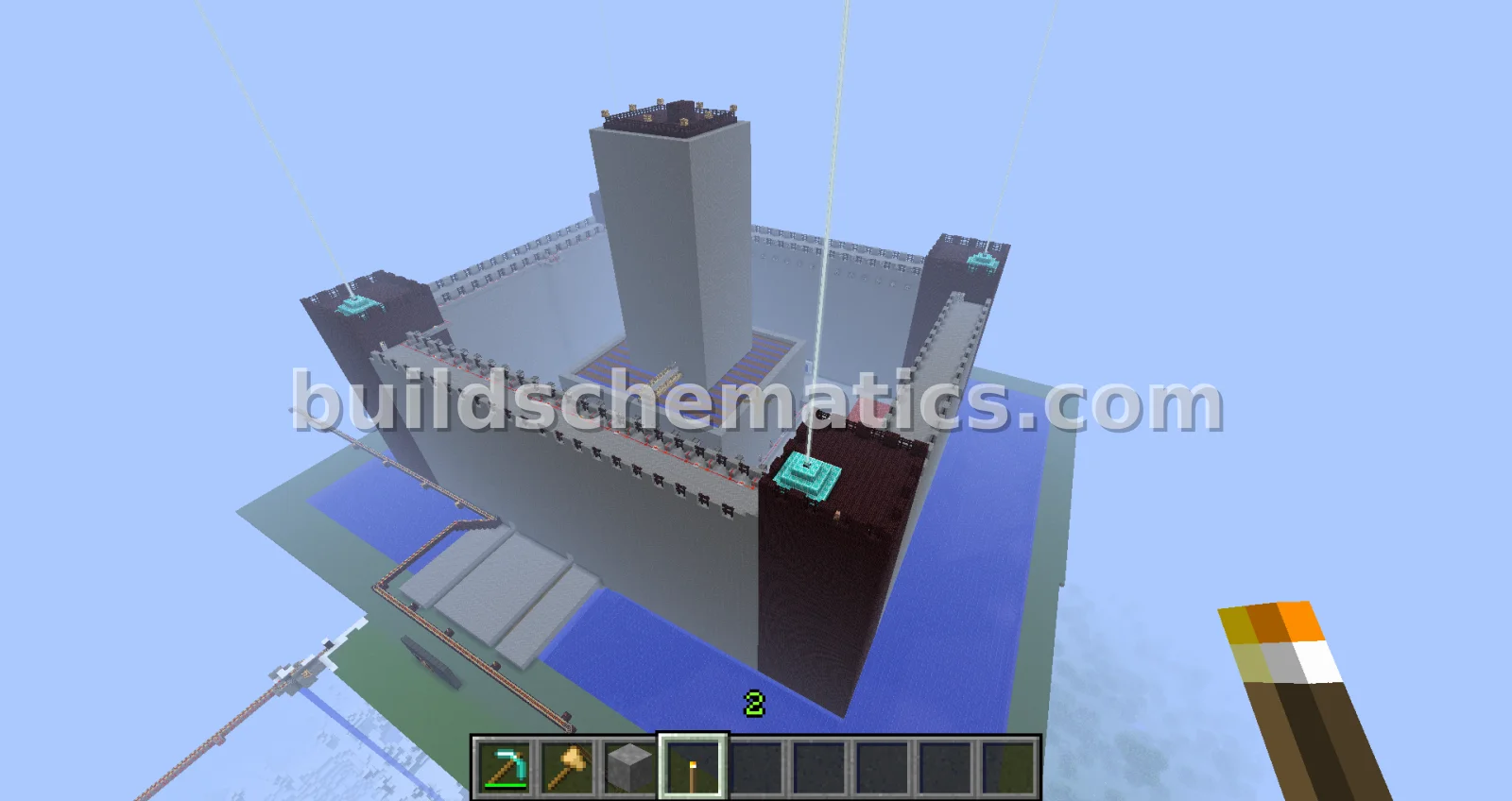 Medieval Castle with Redstone Features