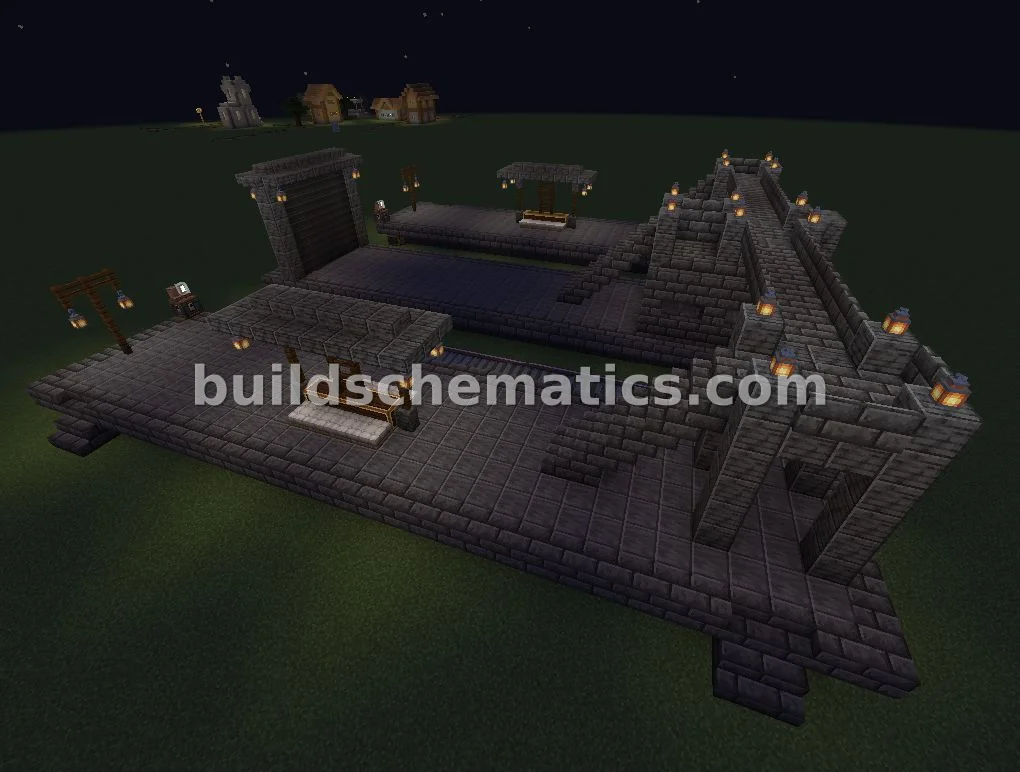 Deepslate Dual Train Station