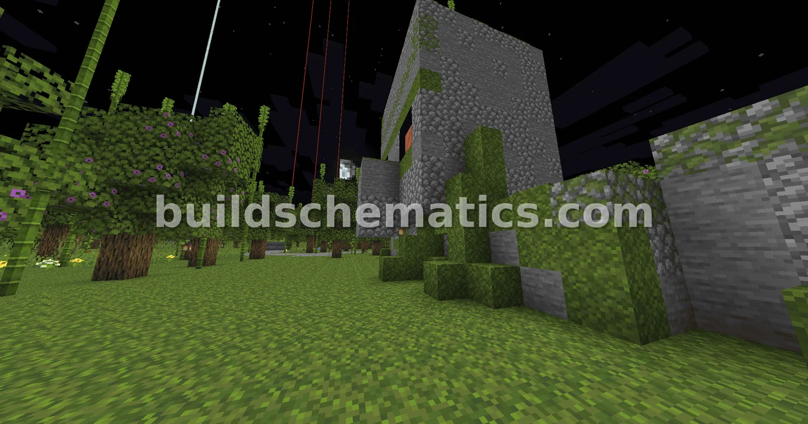 Underground Iron Farm With Moss Golem — view 3