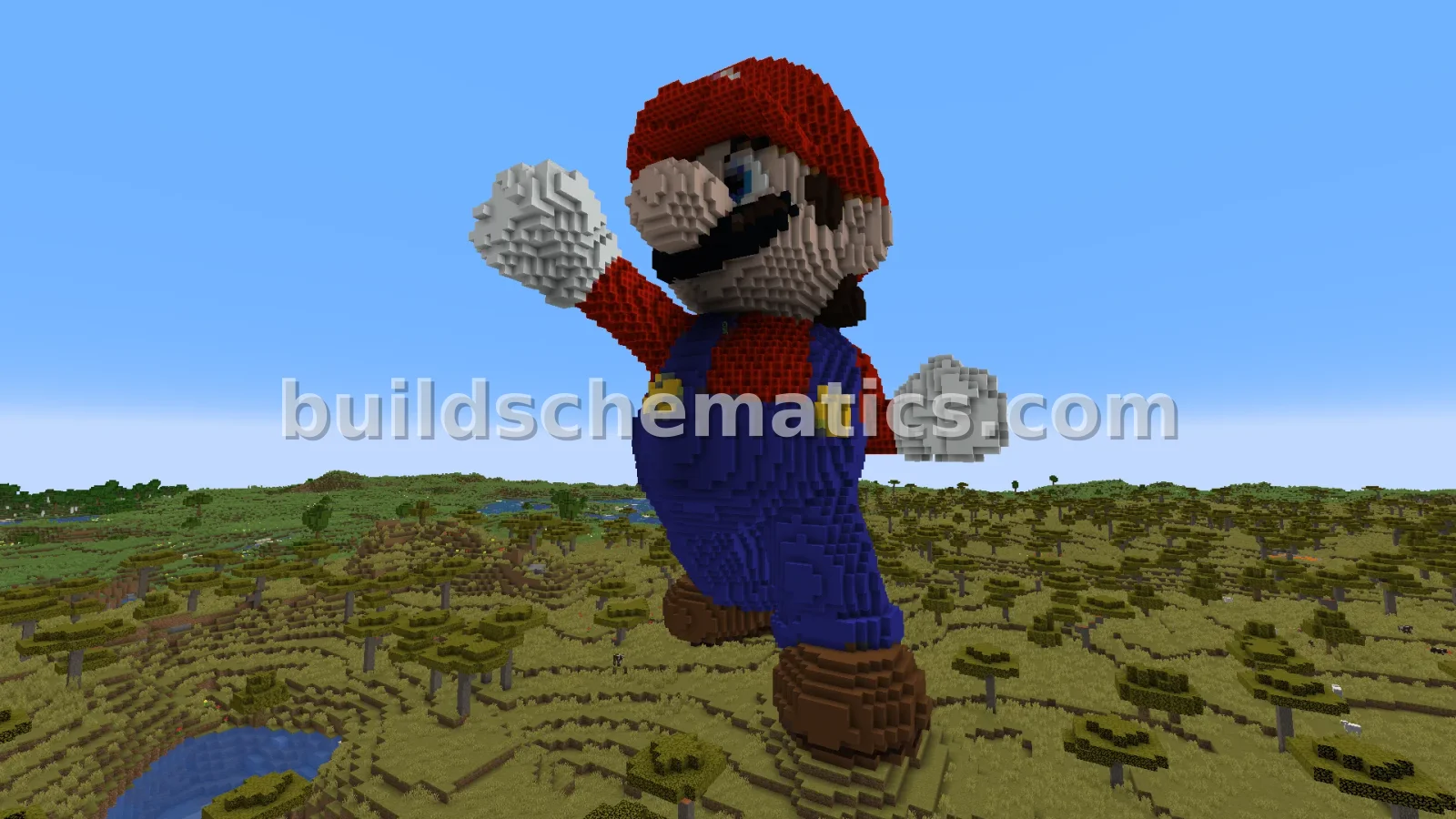 Mario Statue Minecraft Build