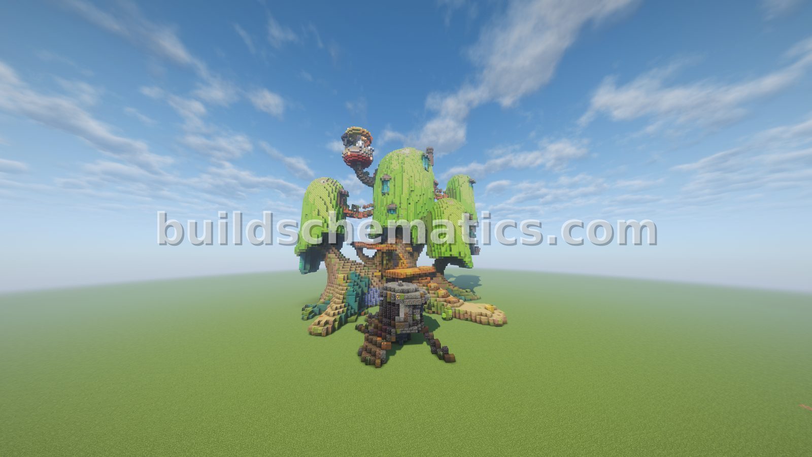 Adventure Time Tree House Build