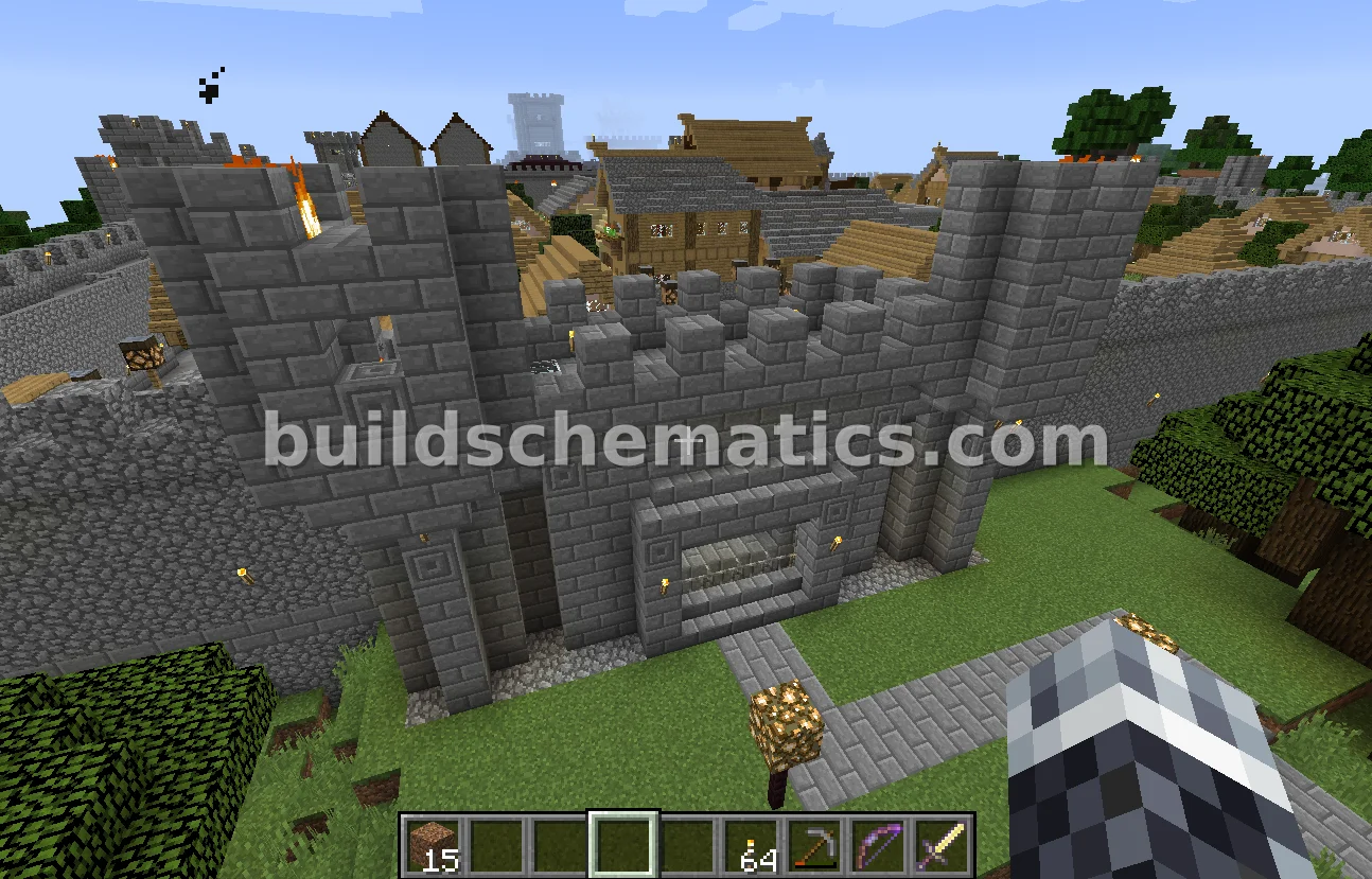 Twin Towers Gate with Auto Night Protection