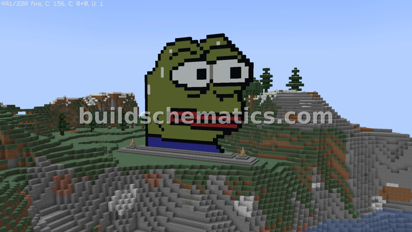 Pepe Frog Pixel Art Design
