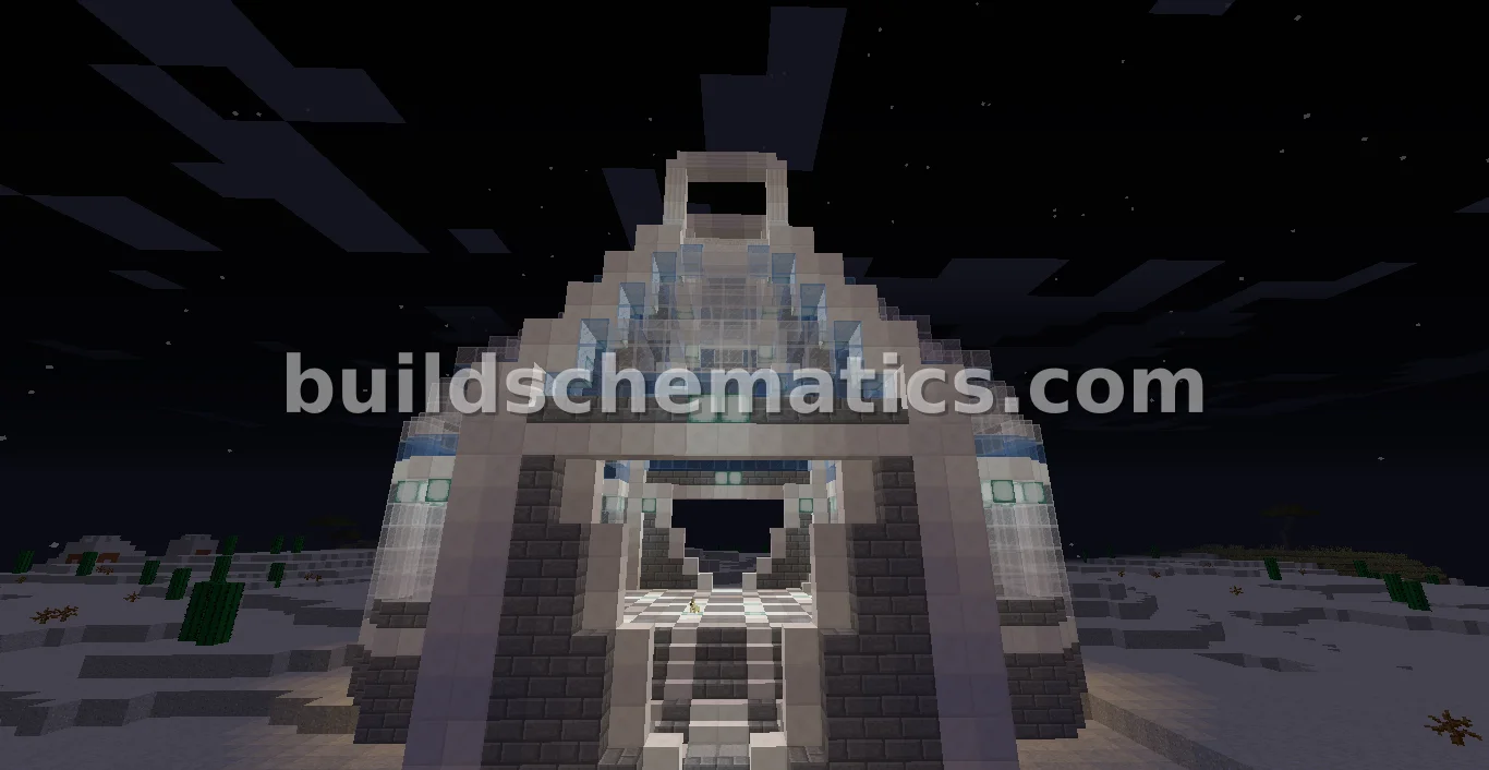 Modern Quartz and Stone Brick Base