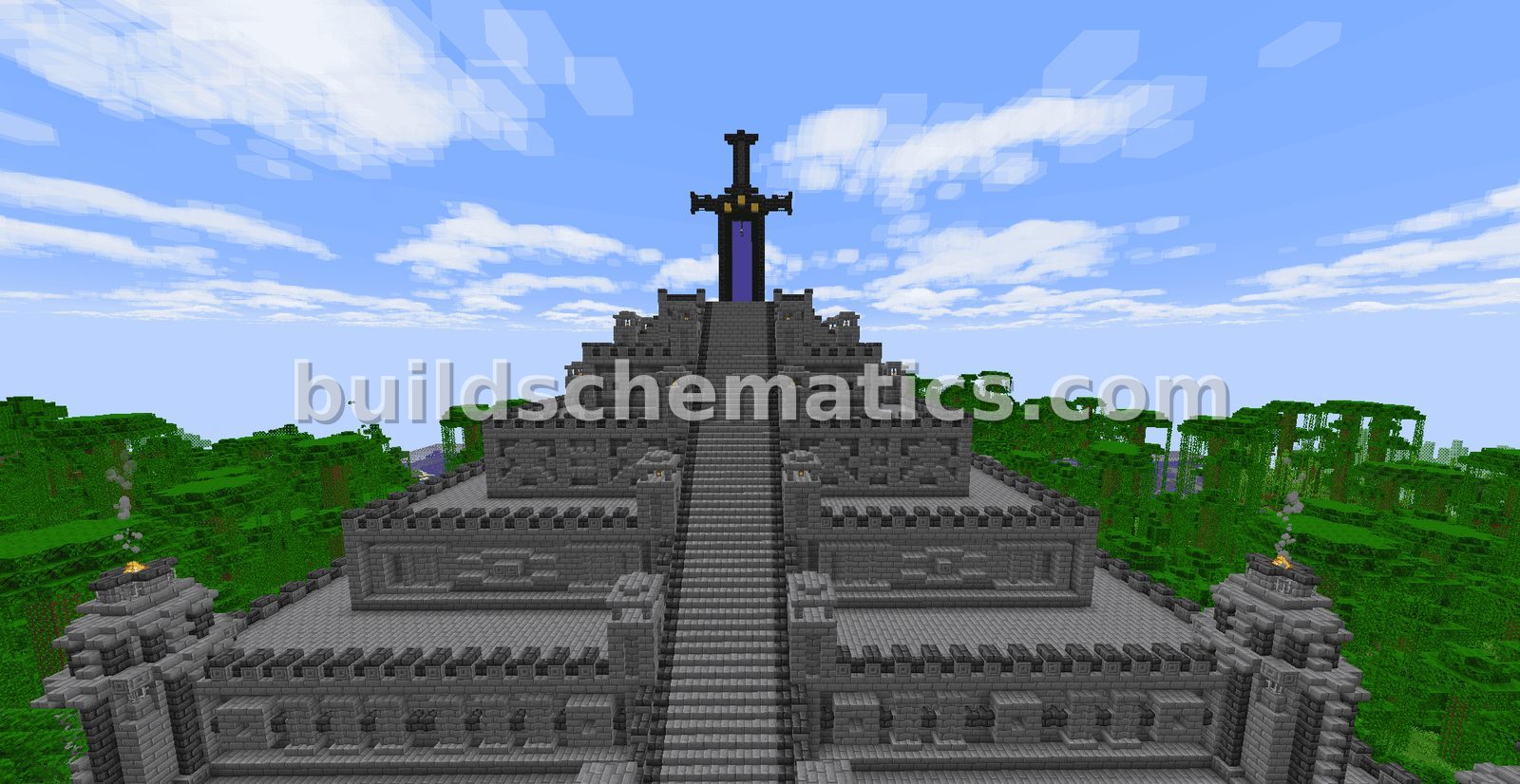 Jungle Pyramid Megabuild — view 2