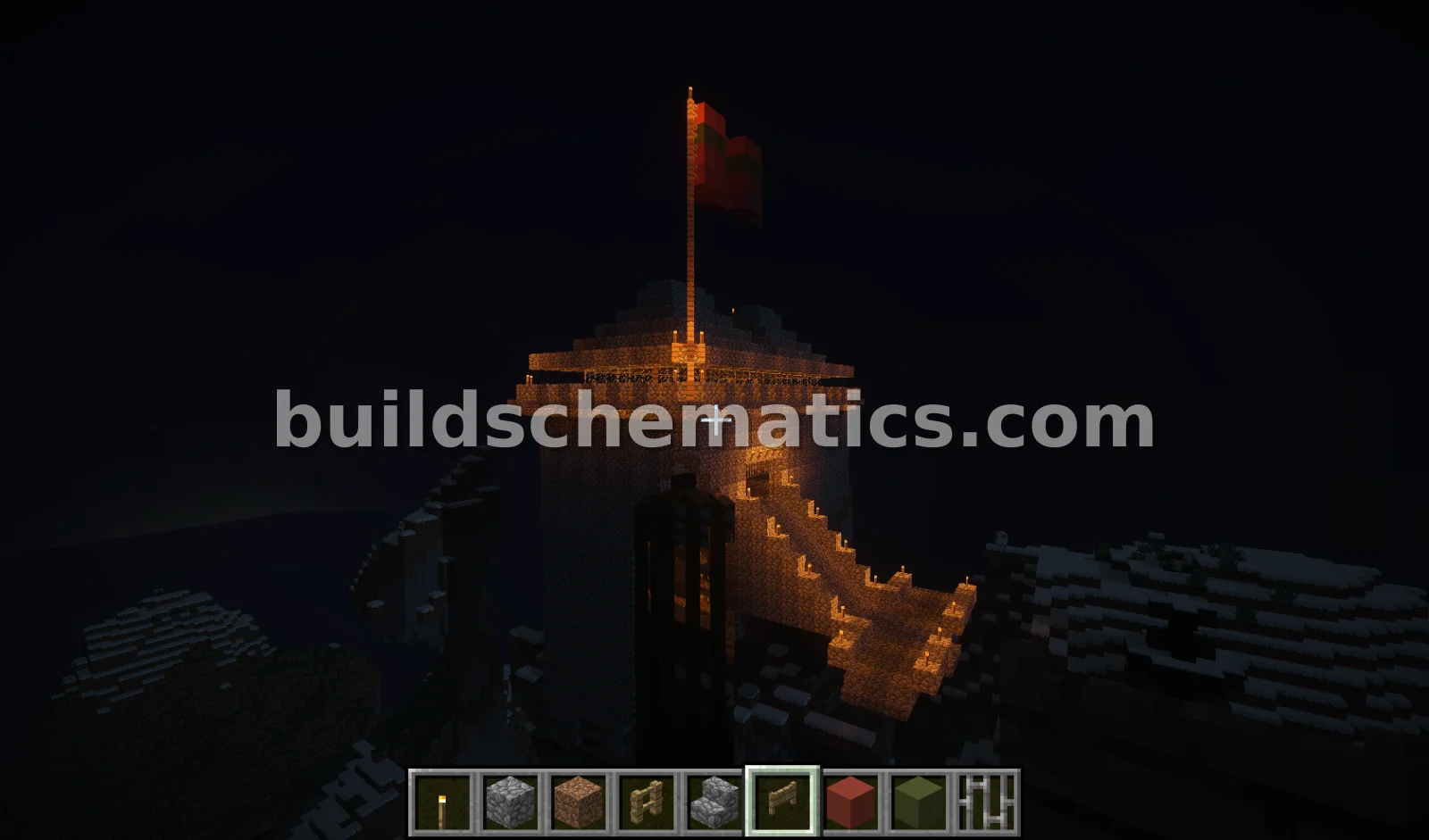 Small Floating Castle Structure