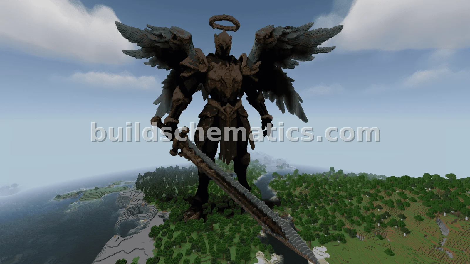Corrupted Angel Statue