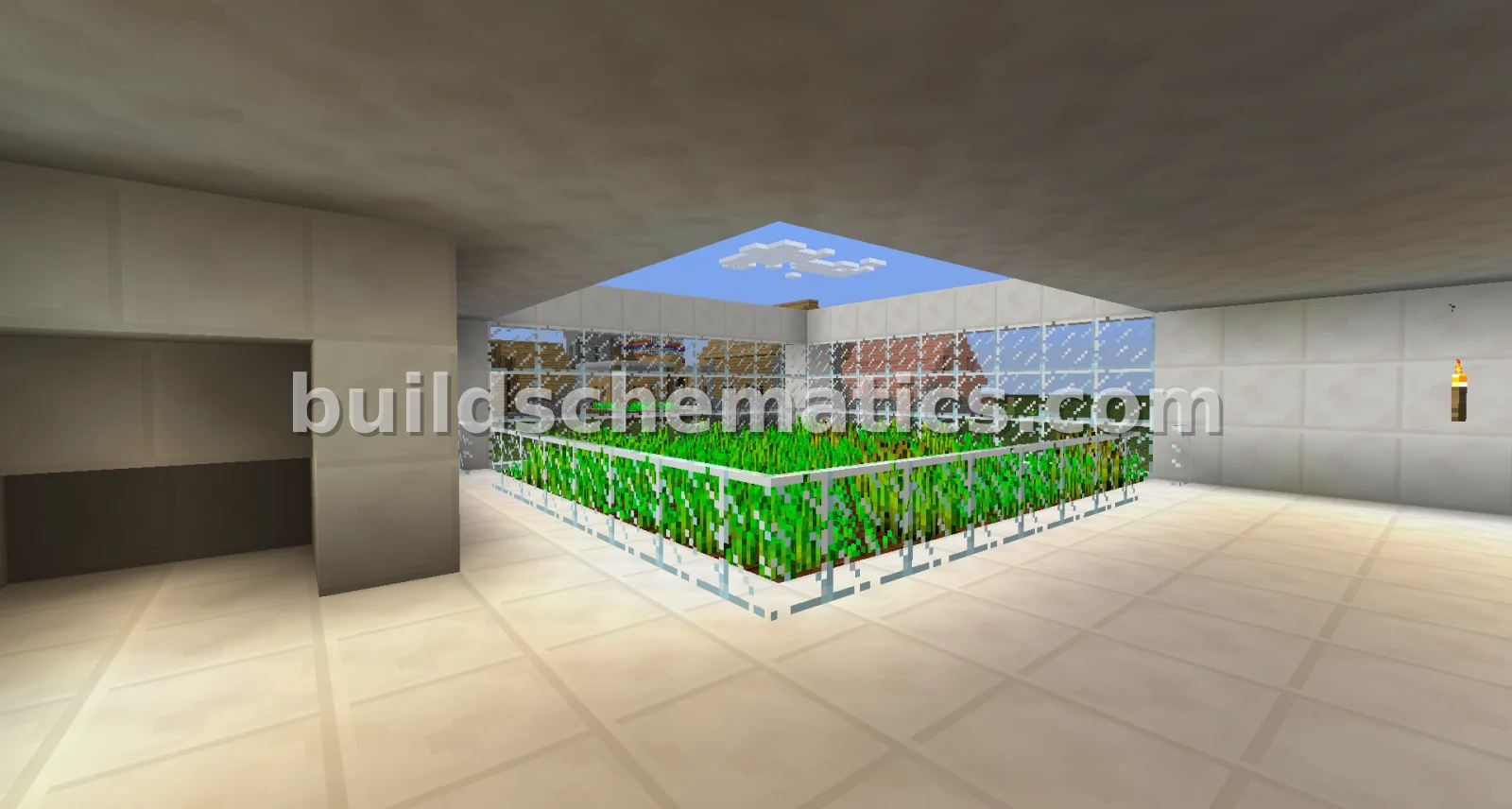 Quartz House with Wheat Farm — view 2