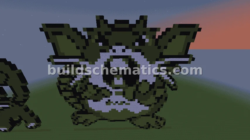 Raticate Pokemon Pixel Art