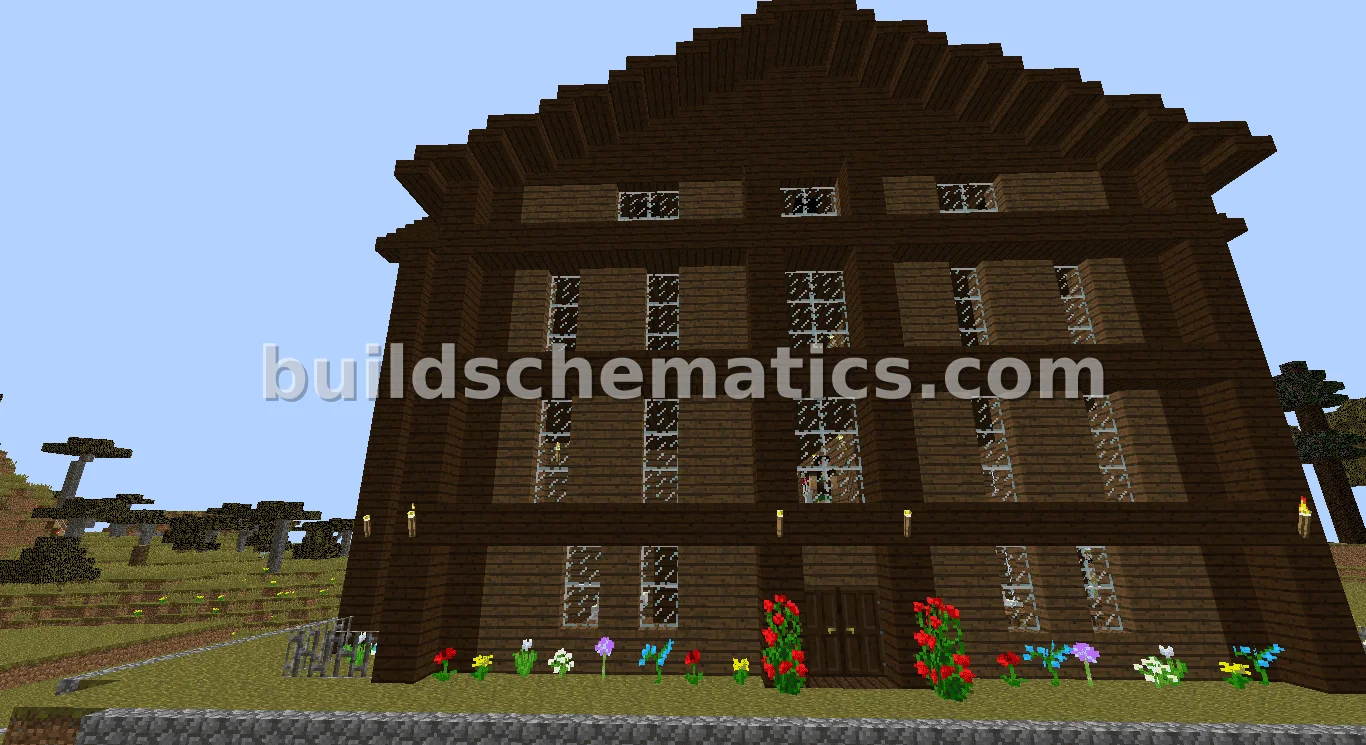 Three-Story Wooden Mansion with Attic — view 3