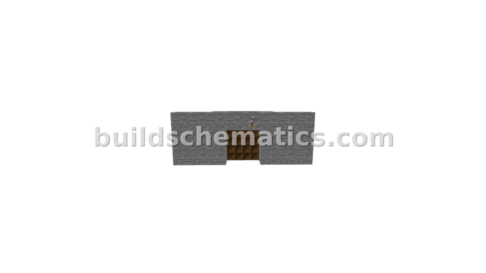 Compact 2x2 Piston Trap Door