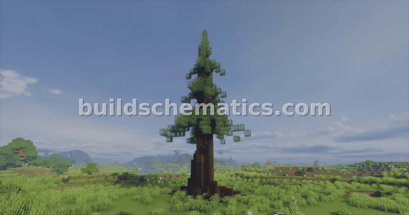 Exterior Decorative Pine Model — view 2