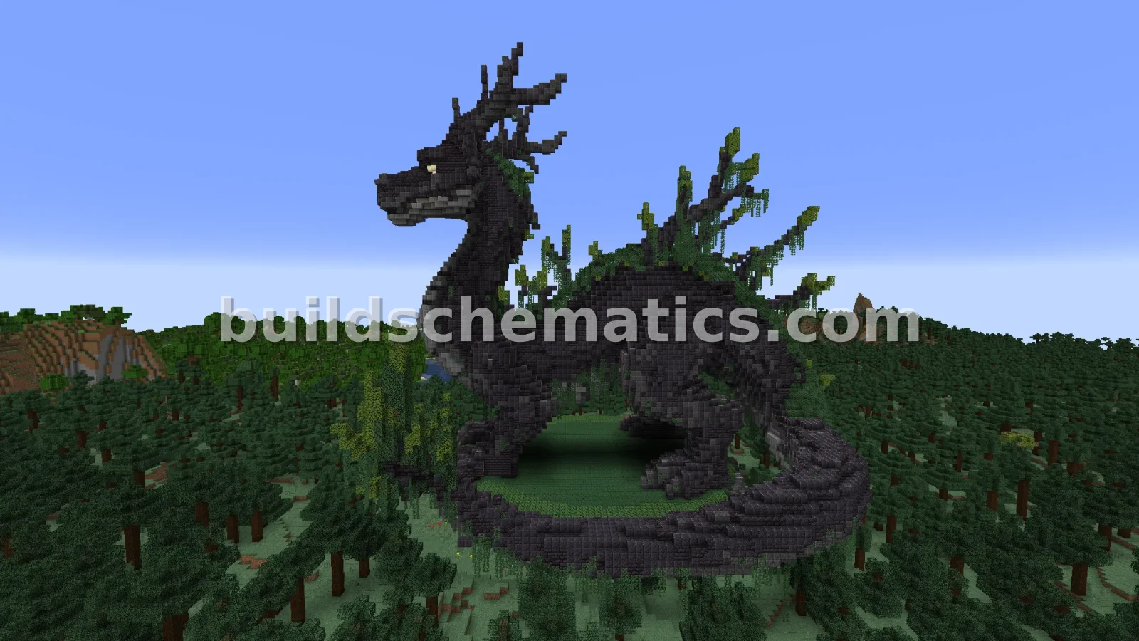 Ancient Dragon Statue Build