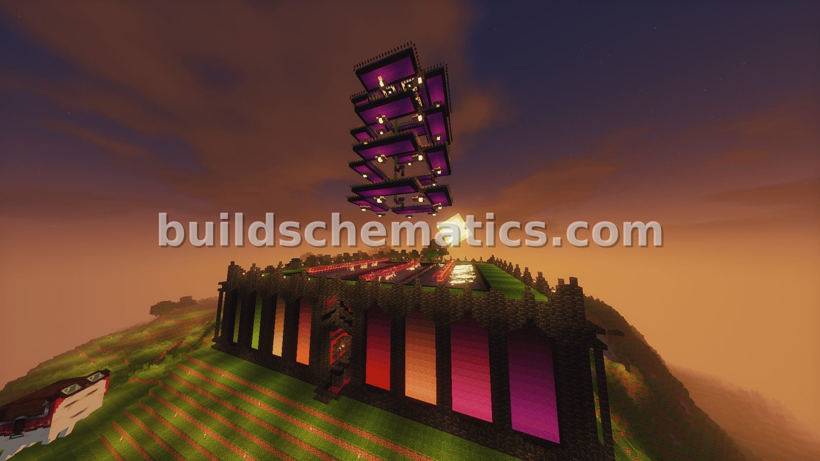 High-Yield Iron Farm with Mountain Integration